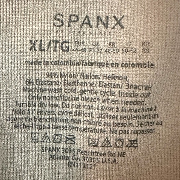 Spanx Look At Me Now Leggings in Mini Leopard Size XL Full Length Shape Wear - Picture 7 of 10